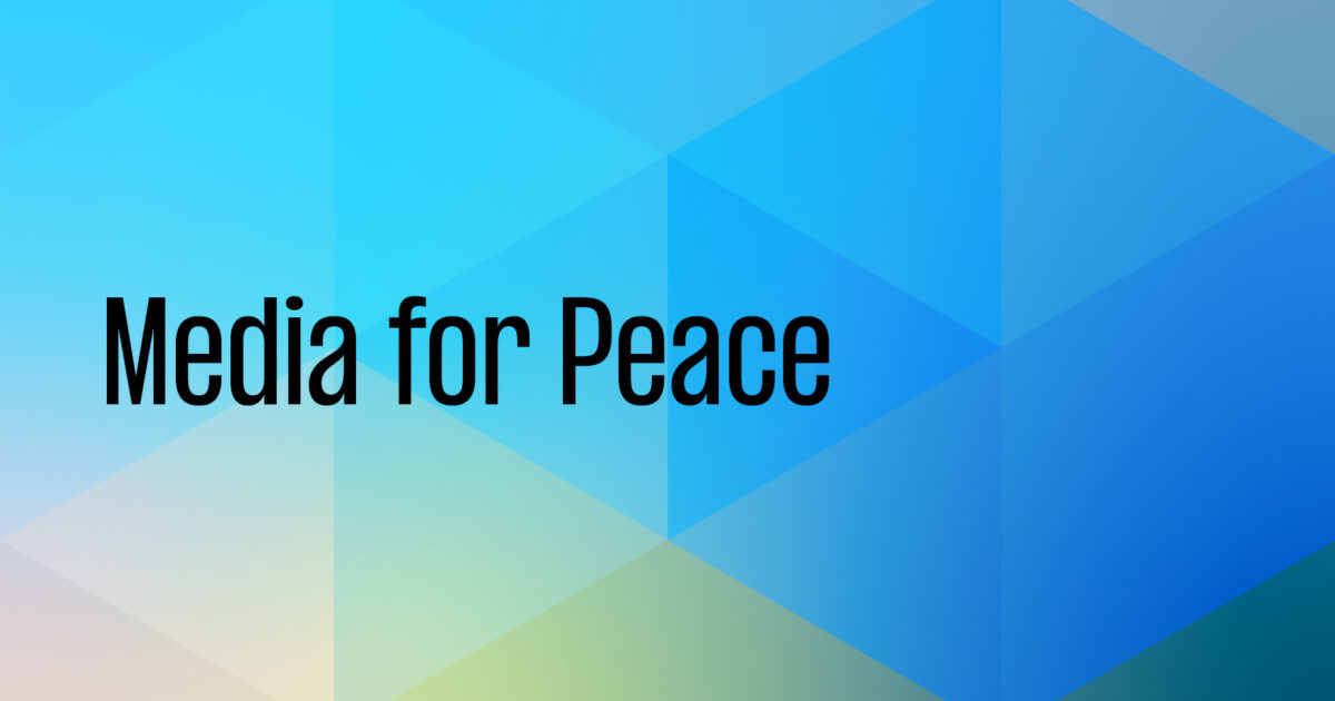 Media For Peace Projekt Für Konstruktiven Journalismus